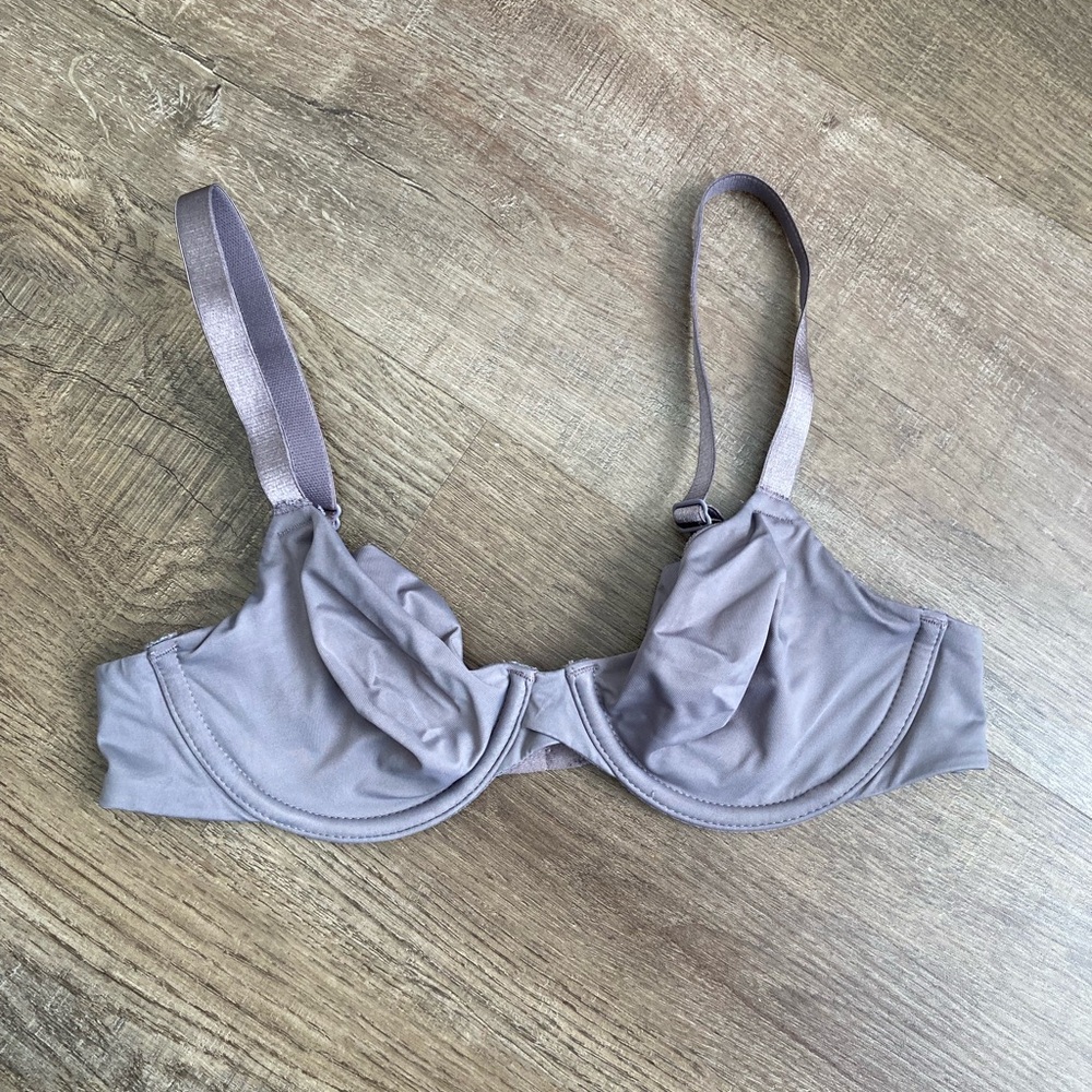 Auden Gray Demi Coverage Unlined Bra Size 32A